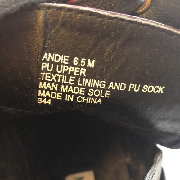 EUC Steve Madden Andie Burgandy Combat Boots. 3 inch heels. Size 6.5. - Picture 5 of 5